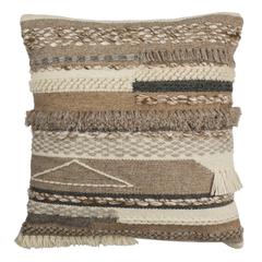 Demna 20" Pillow - Beige/Grey