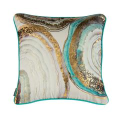 Nima Pillow, Blue/Gold