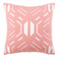 Kassidy Pillow, Blush/White