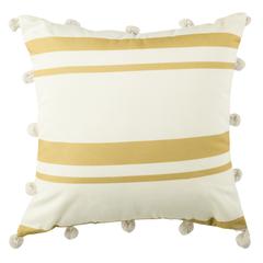 Jirina Pillow, White/Gold