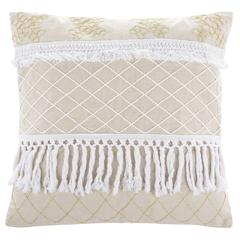 Gurti Pillow, White/Beige