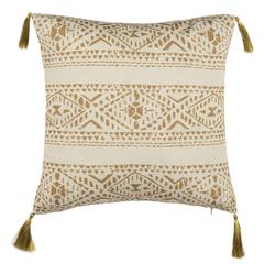 Valen Pillow, Beige/Brown