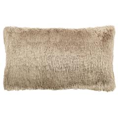 Chic Shag Pillow, Beige, PLS735A-1220