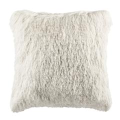 Chic Shag Pillow, Ivory