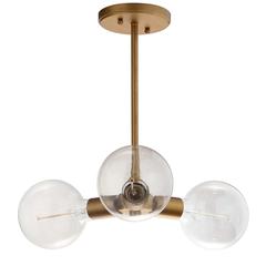 Harkin 3 Light 18-Inch Dia Adjustable Pendant , Gold