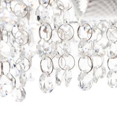 Fania Pendant, Chrome/Silver