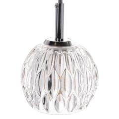 Daine Pendant, Chrome/Clear