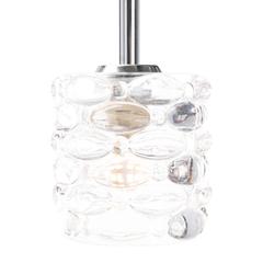 Hadden Pendant, Chrome/Clear