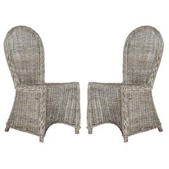 IDOLA 19''H WICKER DINING CHAIR
