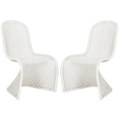 TANA WICKER SIDE CHAIR, SEA8009C-SET2