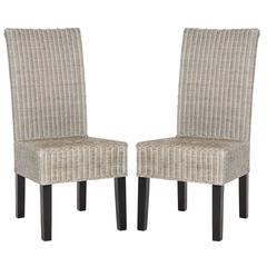 ARJUN 18''H WICKER DINING CHAIR, SEA8013B-SET2