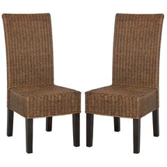 ARJUN 18''H WICKER DINING CHAIR, SEA8013C-SET2