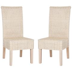 ARJUN 18''H WICKER DINING CHAIR, SEA8013D-SET2