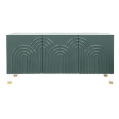 Saturn Wave Acrylic Sideboard, Moss