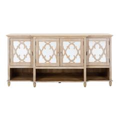 Juliette Mirrored Sideboard, White