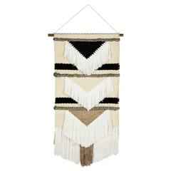 Sedona Woven Wall Art 118 Black White, Black/White