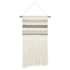 Sedona Woven Wall Art 121 Ivory Grey, Ivory/Grey