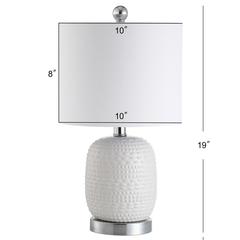 Tucana Table Lamp, White