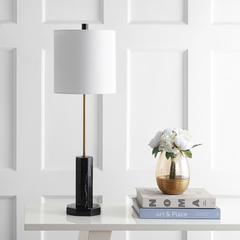Zackary Table Lamp, Black / Brass Gold