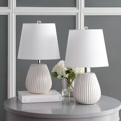 Kole Table Lamp, White