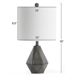 Vaughn Table Lamp , Dark Grey