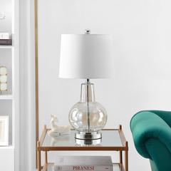 Atlas Table Lamp, Luster Glass