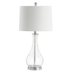 Finnley Table Lamp, Crack Clear