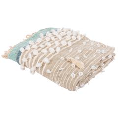 Popper Throw, Multi/Blue/Natural