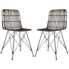 MINERVA WICKER DINING CHAIR, WIK6510A-SET2