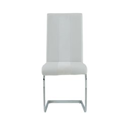 Contemporary Dining Chairs, White