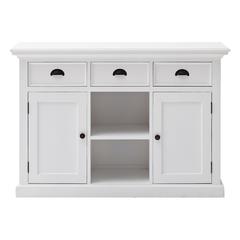 Halifax Classic White Buffet with 2 Baskets