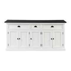 Halifax Contrast Classic White & Black Buffet