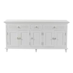 Skansen Classic White Buffet with 5 Doors