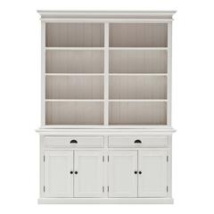 Halifax Classic White Hutch Bookcase Unit