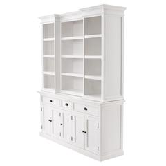 Classic White Kitchen Hutch Cabinet, Belen Kox