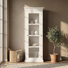 Halifax Classic White Single Vitrine