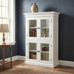 Halifax Classic White 2 Level Pantry