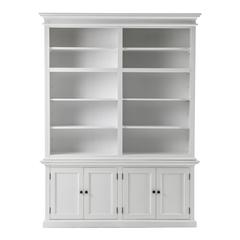 Halifax Classic White Double-Bay Hutch Unit