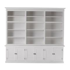 Halifax Classic White Triple-Bay Hutch Unit