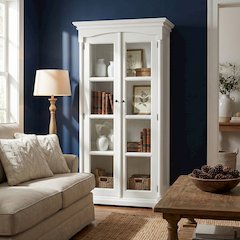 Provence Classic White Double Vitrine