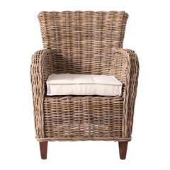Natural Wicker Baroness Chairs (Set of 2), Belen Kox