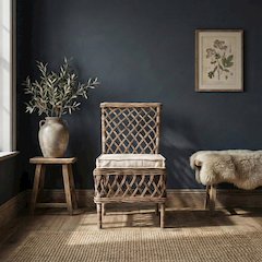 Wickerworks Natural Aristocrat Side Chair (Set of 2)