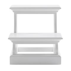 Halifax Classic White Bed Step