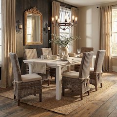 Halifax Classic White Dining Extension Table