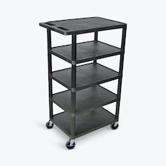 5-Shelf 37" H Serving Cart