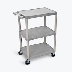 3 Shelf Utility Cart Gray