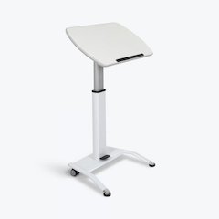 LX-PNADJ-WH - Pnematic Height Adjustable Lectern