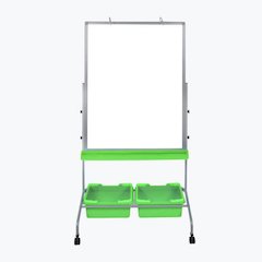 CLASSROOM CHART STAND WITH STORAGE BINS