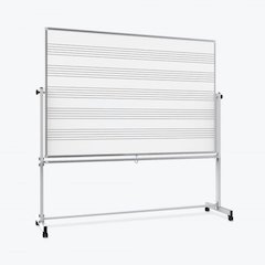72 x 48 Mobile Music Whiteboard / Whiteboard