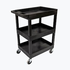Luxor 3 Shelf Tub Cart